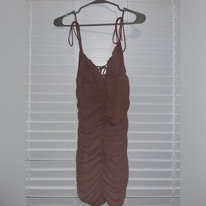 blush bj pink body con mini dress size small